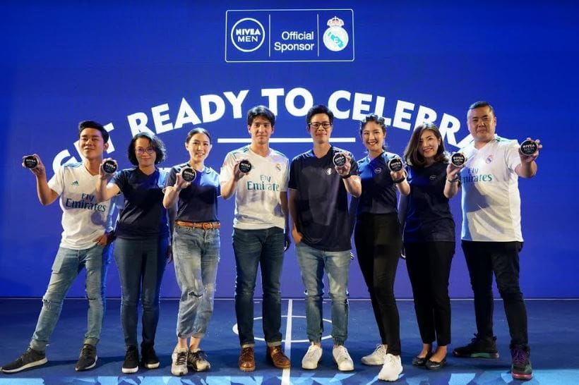 นีเวีย เมน ฉลองยิ่งใหญ่ประกาศพันธมิตรกับสโมสรเรอัล มาดริด เผย นีเวีย เมน ครีม เคล็ดลับเตรียมพร้อมสำหรับผิวผู้ชาย  พร้อมชวนระเบิดฟอร์มเชียร์ฟุตบอลแมทช์หยุดโลกส่งท้ายปี