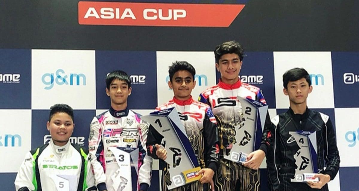 AAS Motorsport ประเดิมโพเดี้ยมแรกของปี 2019 คว้าอันดับที่ 3 ในศึก Go-Kart รายการ IAME ASIA CUP 2019 รุ่นจูเนียร์  ที่สิงคโปร์