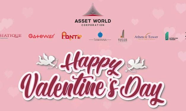 7-29 ก.พ. นี้ ศูนย์การค้าและอาคารสำนักงานเครือ AWC ร่วมจัดแคมเปญ ‘Happy Valentine’s Day’
