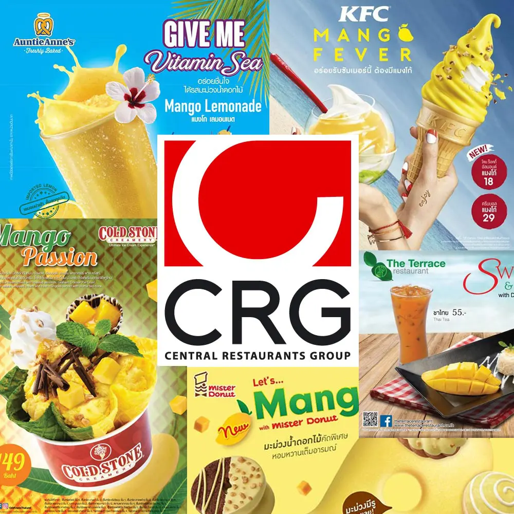 CRG ชวนคุณมาดับร้อน ต้อนรับซัมเมอร์นี้ ไปกับเหล่าเมนูมะม่วงจากหลากหลายแบรนด์