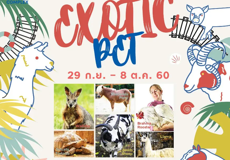 บลูพอร์ต หัวหิน ต้อนรับปิดเทอม รวบรวมสัตว์แปลกแสนน่ารัก ในงาน “Exotic Pet”