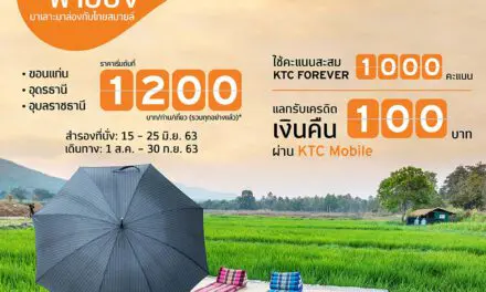 ไทยสมายล์ จัดโปรโมชั่น ฝนตกฟ้าฮ้อง… มาเลาะมาล่องกับไทยสมายล์ เที่ยวอีสานรับหน้าฝน กับ 3 เส้นทางสุดฮิต เริ่มต้นเพียง 1,200 บาท