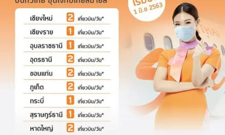 ไทยสมายล์พร้อมกลับมาให้บริการเที่ยวบินในประเทศ ตั้งแต่วันที่ 1 มิ.ย. 63 เป็นต้นไป