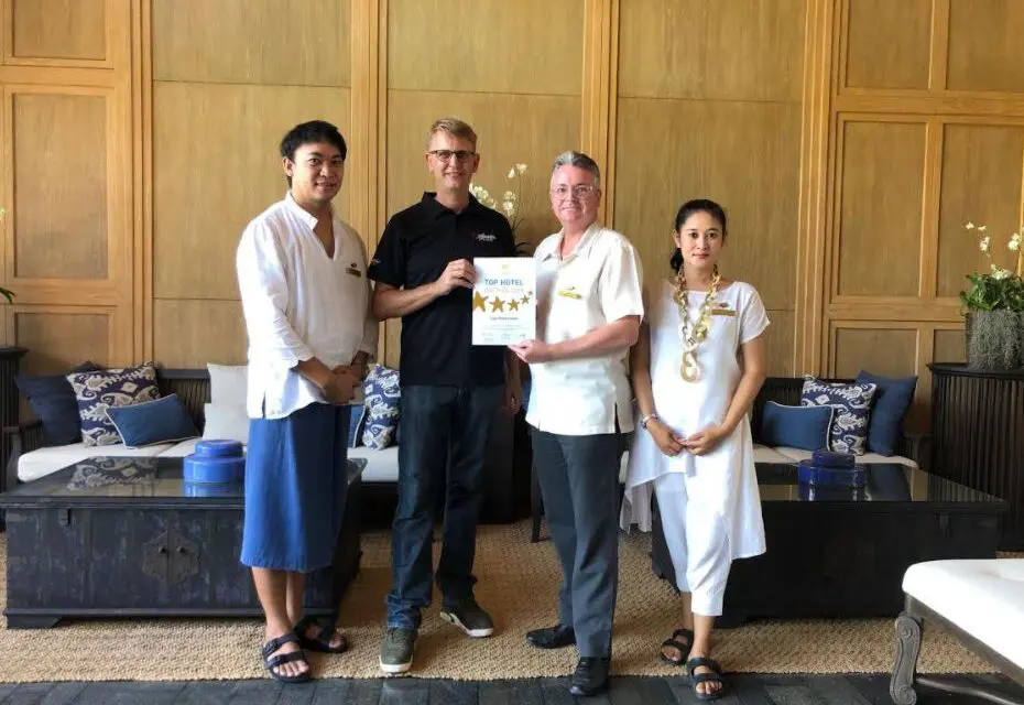 ก้าวแห่งความสำเร็จปี 2562! โรงแรมเคป นิทรา หัวหิน คว้ารางวัล Top Hotel Partner จาก Schauinsland Reisen