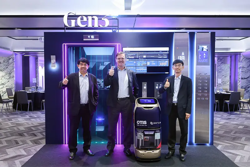 โอทิส ประเทศไทย เปิดตัวลิฟต์ Gen3™ ที่เชื่อมต่อด้วยเทคโนโลยีดิจิทัล