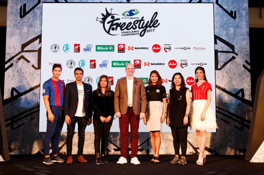 “ซูเปอร์สปอร์ต” ส่งตัวแทนเยาวชนไทย  ร่วมการแข่งขัน The Asian Freestyle Football Championships 2017