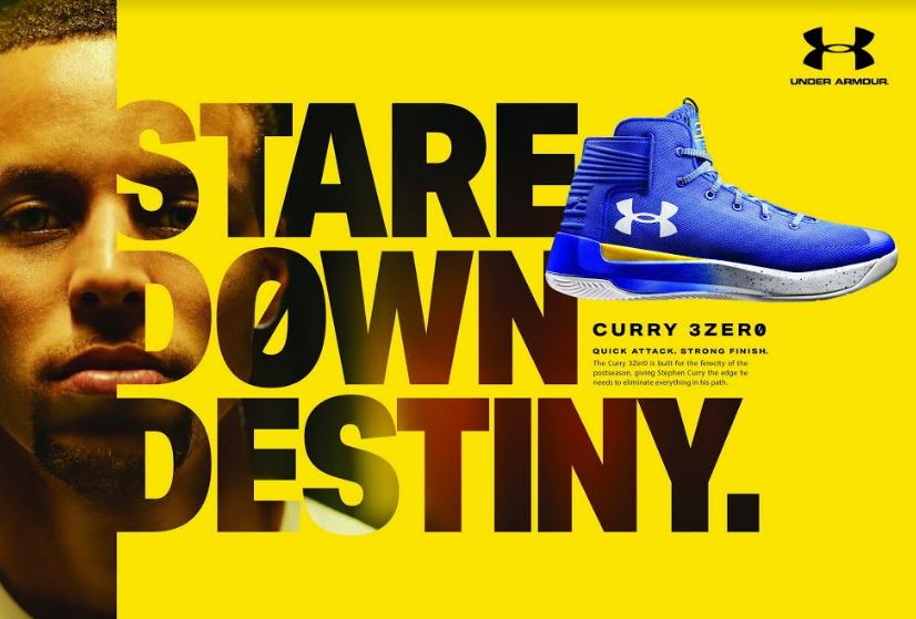 Curry3ZER0 (เคอร์รี่ ทรีซีโร่) รองเท้าคู่ใจสุดยอดผู้เล่น NBA สตีเฟ่น เคอร์รี่ ที่มาพร้อมคอนเซ็ปต์ Stare Down Destiny ไม่ยอมแพ้ต่อโชคชะตา