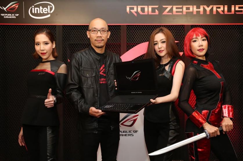เอซุส เผยโฉม แล็ปท็อปเกมมิ่ง บางที่สุดในโลกอย่าง ROG Zephyrus GX501 ในไทยแล้ว