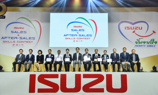 อีซูซุจัดการแข่งขันทักษะด้านการขายและบริการหลังการขาย รอบชิงชนะเลิศ