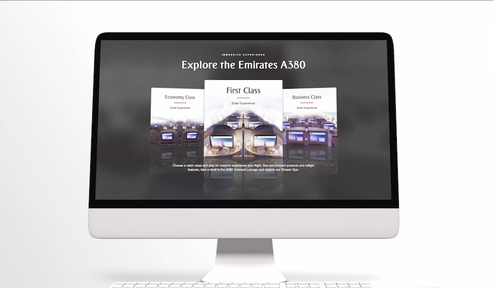 เอมิเรตส์ จัดเต็มเทคโนโลยี virtual reality บนเว็บไซต์ emirates.com