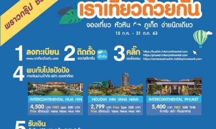 กลุ่มบริษัท พราว ชวนคนไทยเที่ยวเมืองไทย กับแพคเกจห้องพักโรงแรม และสวนน้ำ ในเครือ ราคาพิเศษ ขานรับนโยบายโครงการ เที่ยวปันสุข
